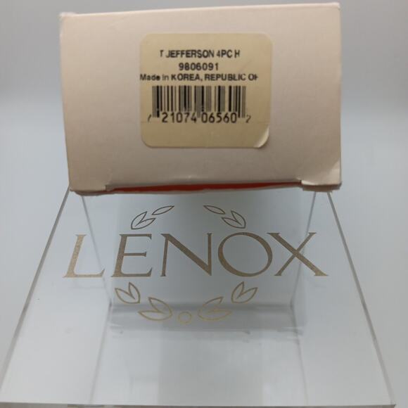 Lenox Thomas Jefferson Hostess Server 3pc Set 18/10 Stainless F1atware Korea NIB - Picture 2 of 2